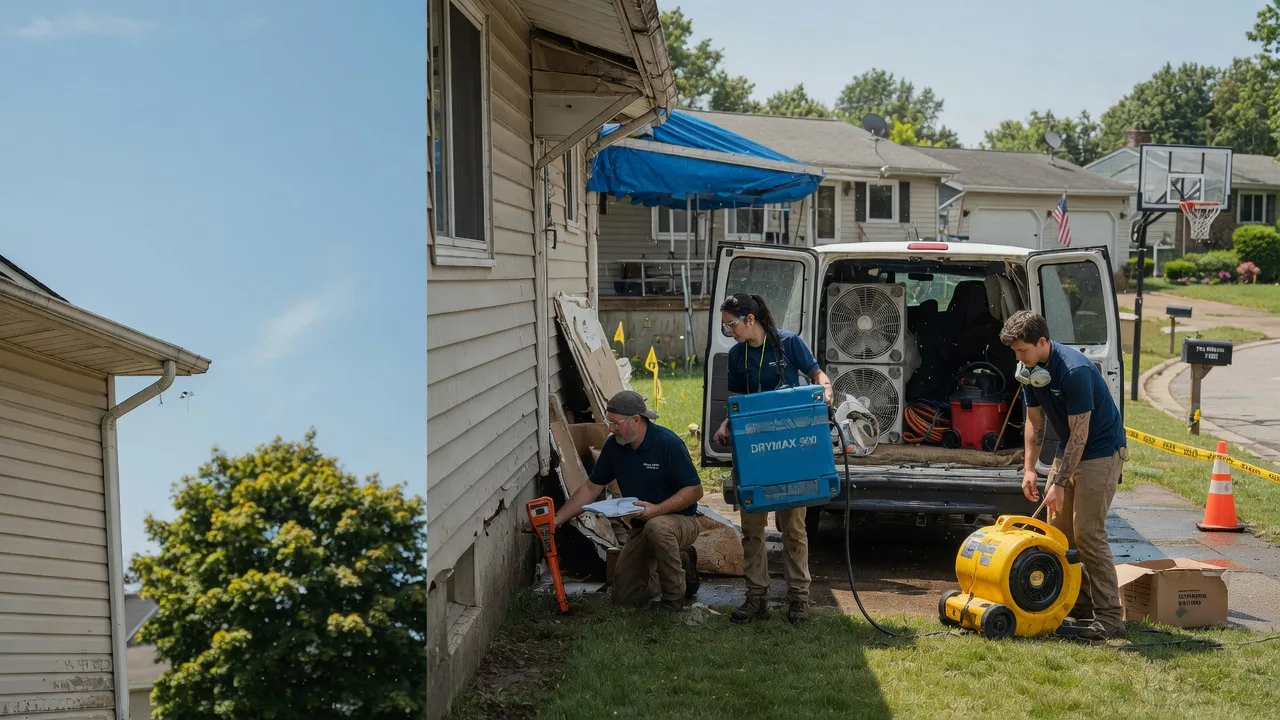 Ceiling Leak Cleanup in Harbor View, OH near me