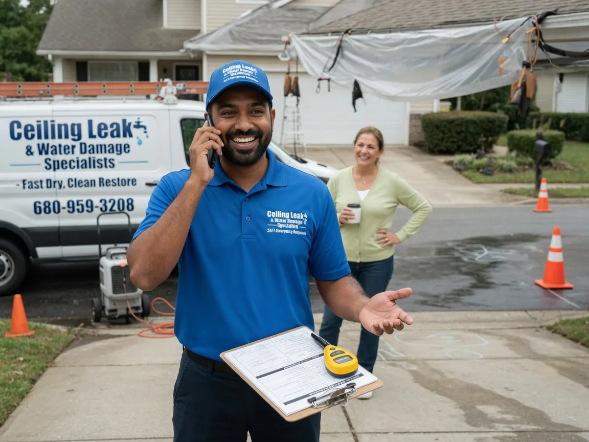 Ceiling Leak Cleanup Harbor View, OH FAQs